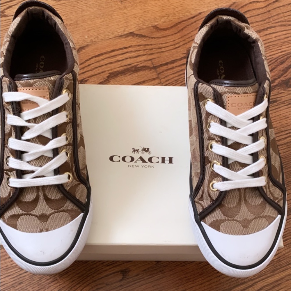 Coach sneakers, could be dress up or down